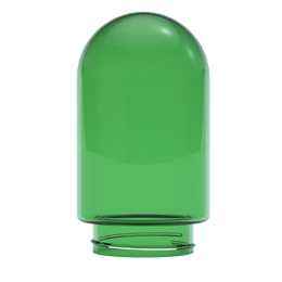 Single Green Glass Globe (Large)