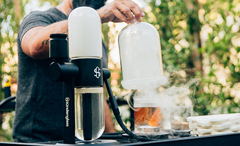 Infusing an old fashioned with smoke is a great twist on the classic recipe