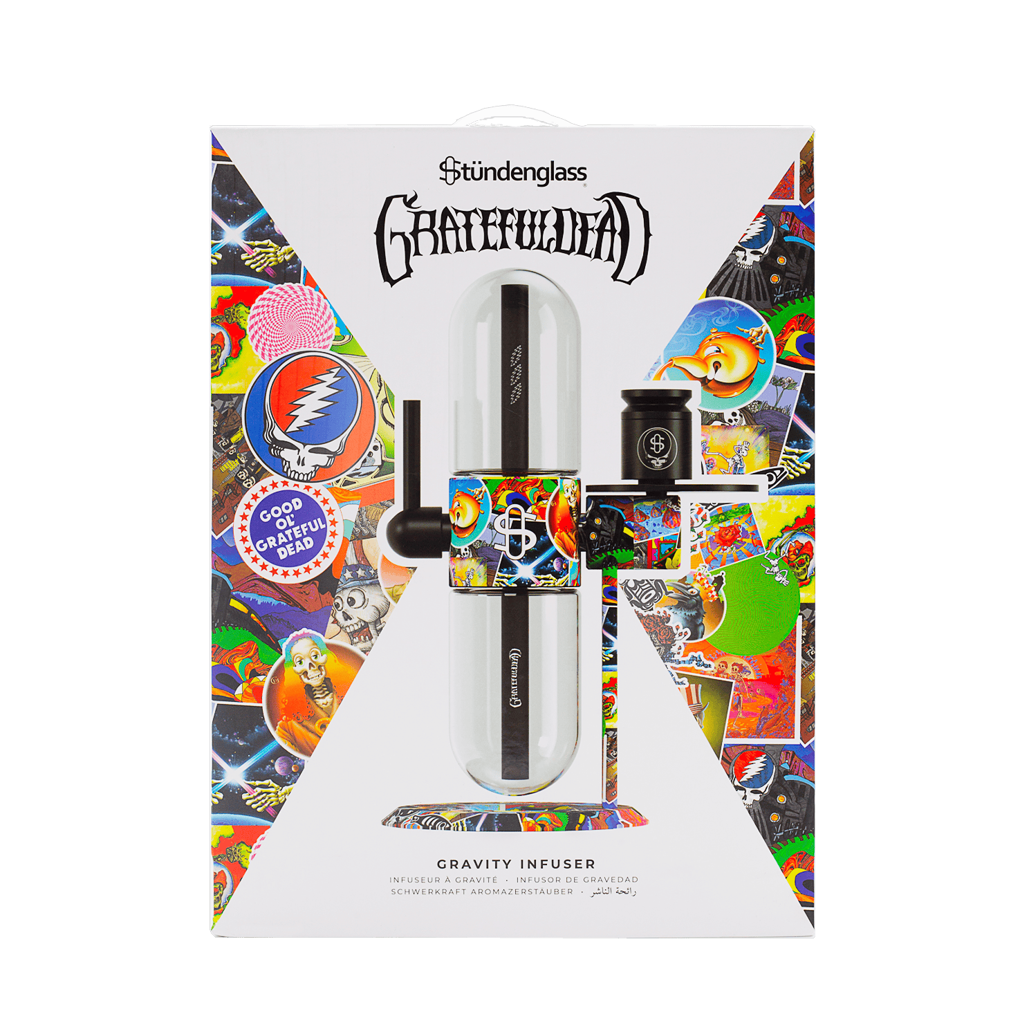 Grateful Dead x Stündenglass Gravity Infuser - Legacy Patchwork
