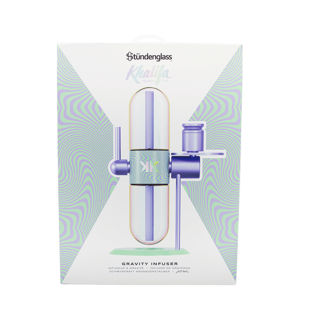 Khalifa x Stündenglass Gravity Infuser - Violet Sky / Mints