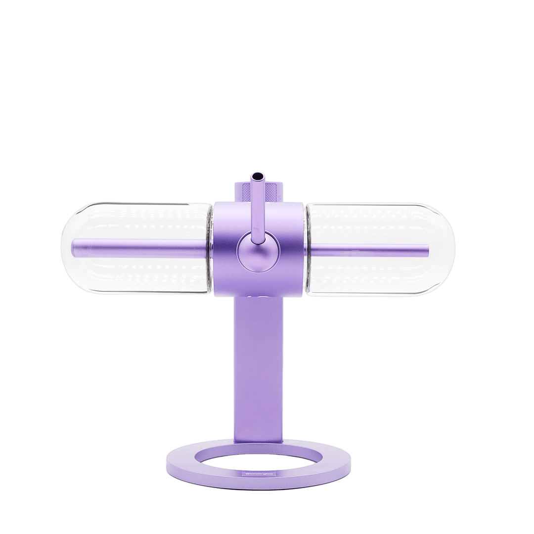Stündenglass Violet Purple V3 hookah bowl kit detail view