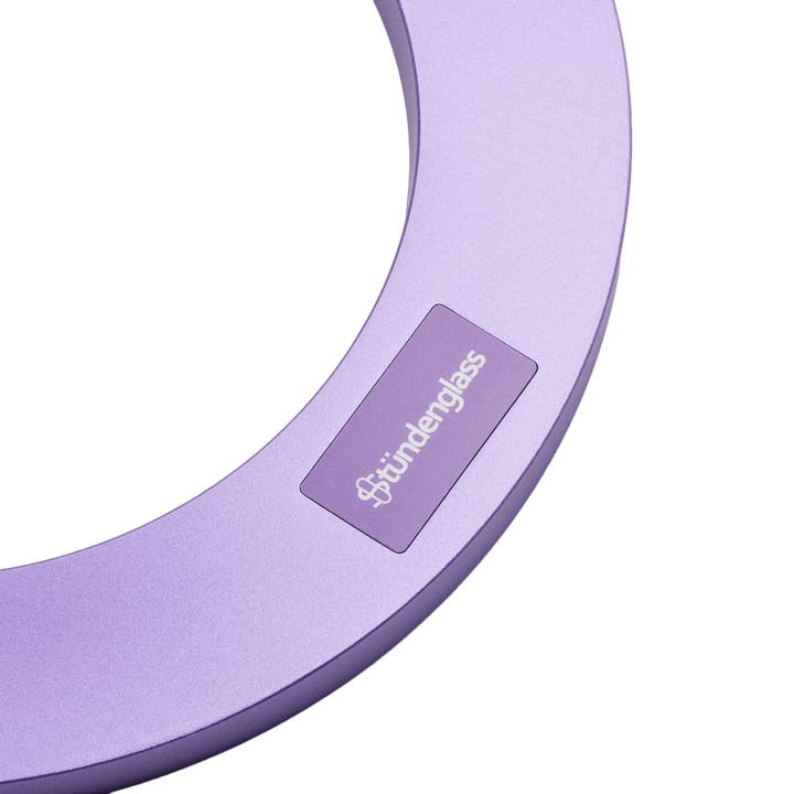 Stündenglass Violet Purple V3 with adjustable mouthpiece detail