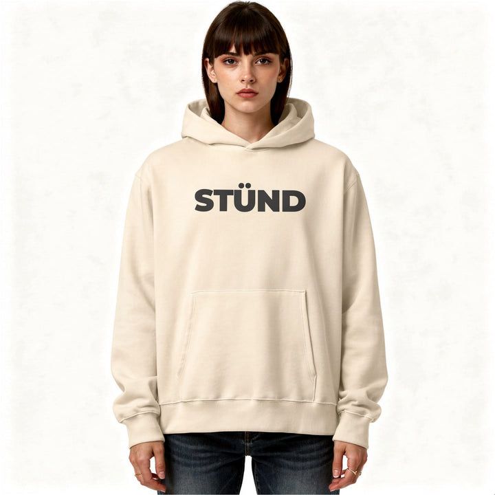 Stündenglass STÜND Heavyweight Hoodie worn lifestyle shot