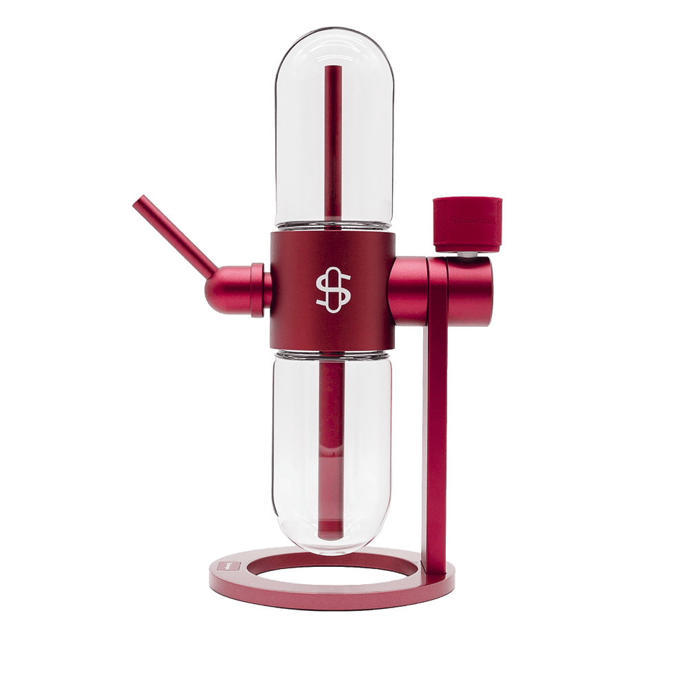 Stundenglass Gravity Infuser  - Velvet Burgundy | 360° Gravity Hookah