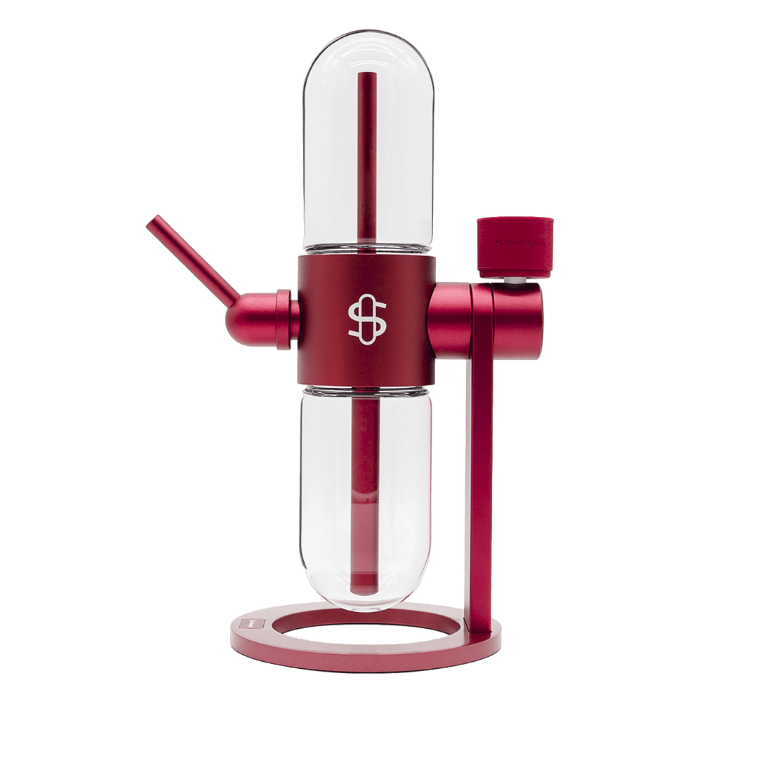 Stundenglass Gravity Infuser  - Velvet Burgundy | 360° Gravity Hookah