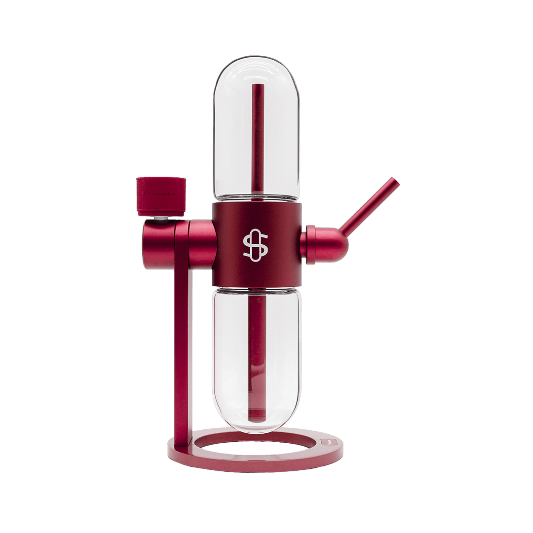 Stundenglass Gravity Infuser  - Velvet Burgundy | 360° Gravity Hookah