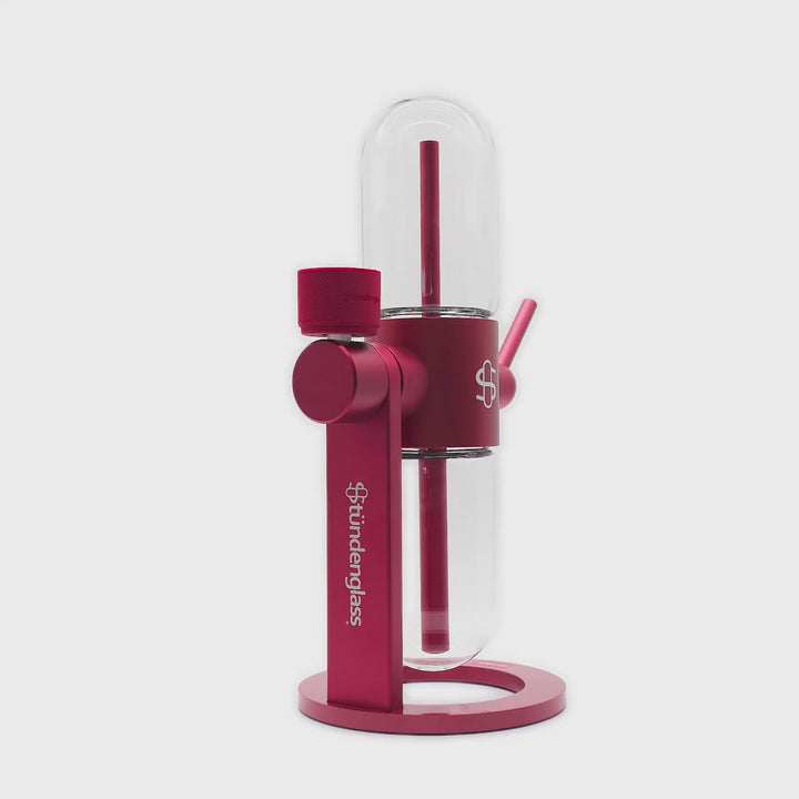 Stundenglass Gravity Infuser  - Velvet Burgundy | 360° Gravity Hookah