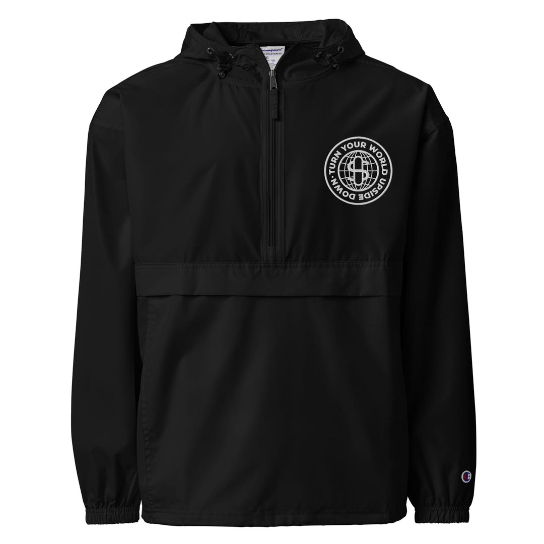 Stündenglass Packable World Jacket in Black - back view
