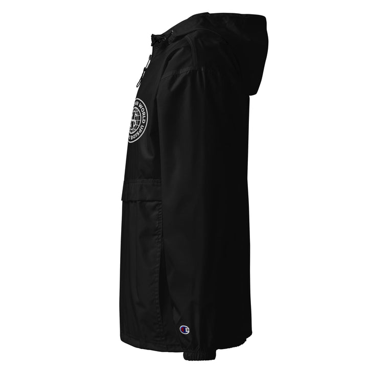 Stündenglass Packable World Jacket black material close-up