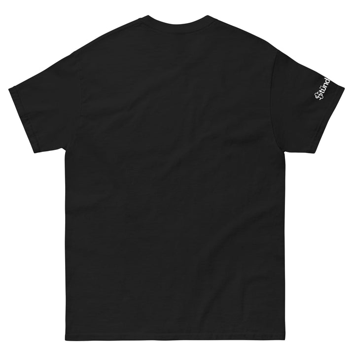 Flip + Rip classic t-shirt in black, back view