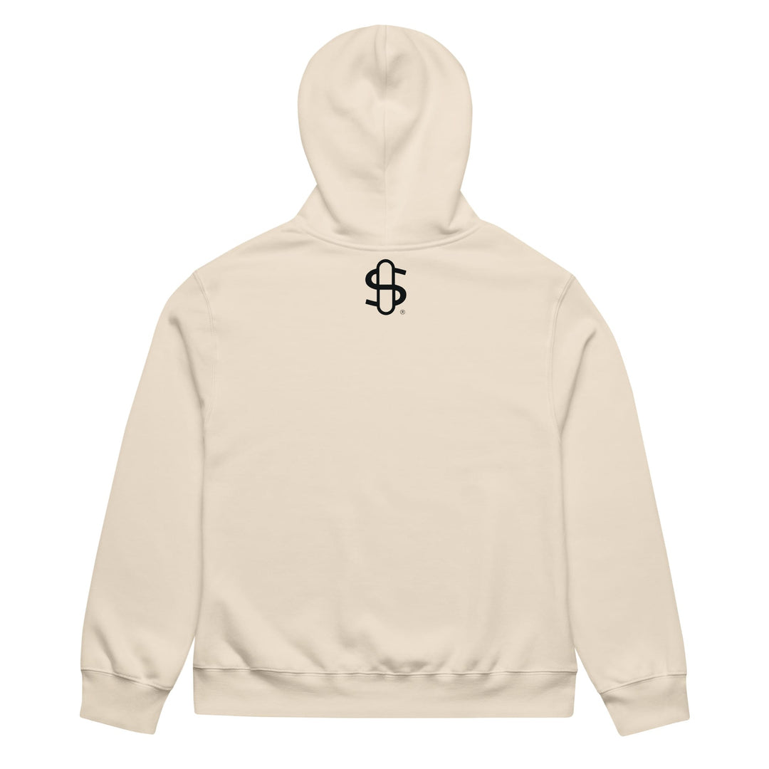 Stündenglass STÜND Heavyweight Hoodie in Dust - back view