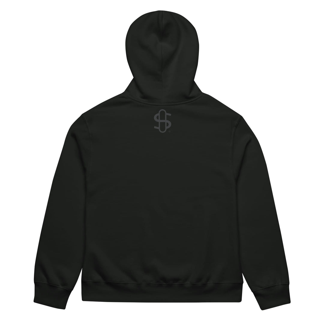 Stündenglass STÜND Heavyweight Hoodie in Vintage Black - back view