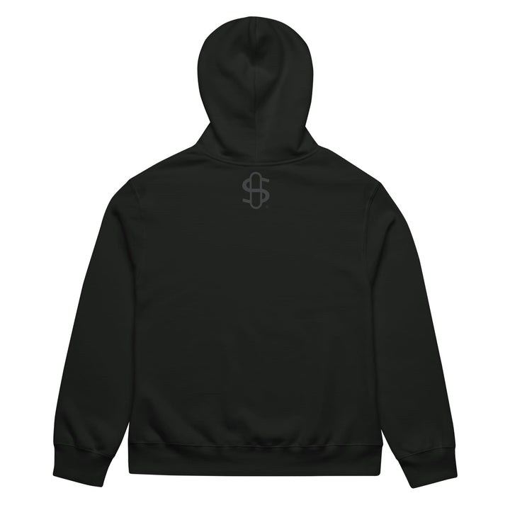 Stündenglass STÜND Heavyweight Hoodie in Vintage Black - back view