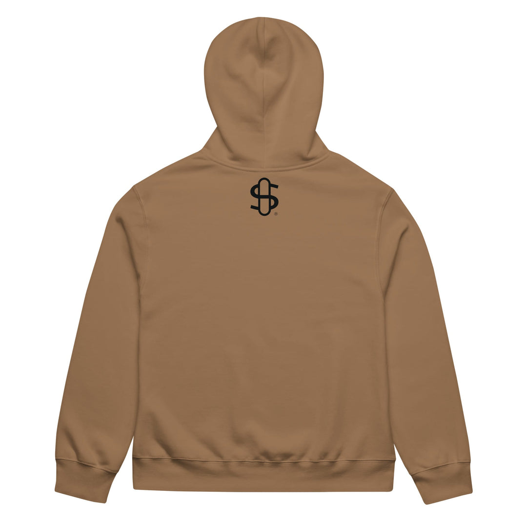 Stündenglass STÜND Heavyweight Hoodie in Vintage Brown - back view