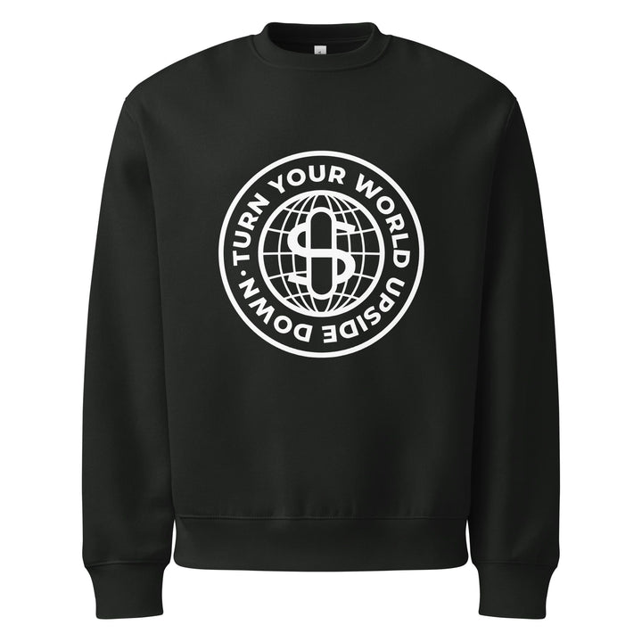 Stündenglass World Emblem Sweatshirt in Vintage Black - back view