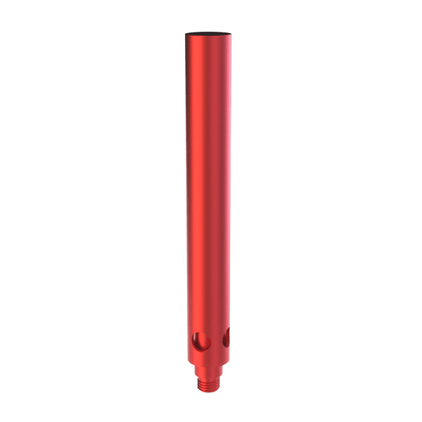 Stündenglass large replacement upstem in red anodized aluminum for full-size Gravity Infuser