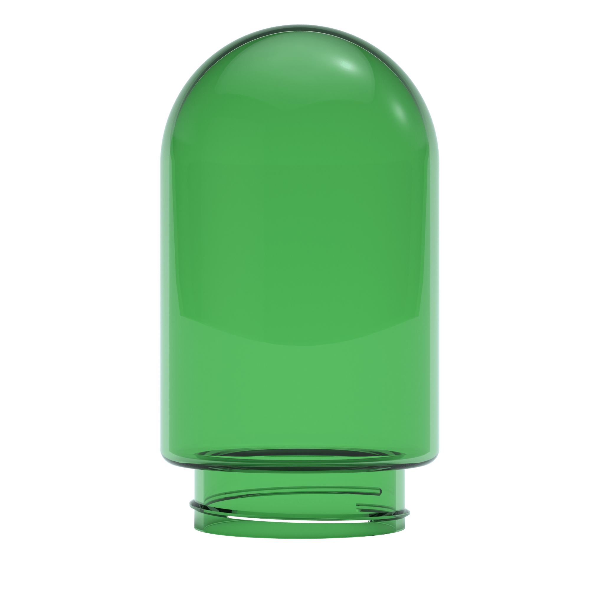 Single Green Glass Globe (Large)